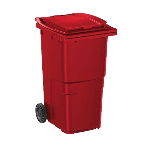 Product Conetendor Rojo 240L Con 2 Ruedas Y Tapa Code VSU0005.005