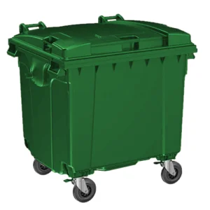 Product Conetendor Verde 1100L Con 4 Ruedas Y Tapa Code VSU0009.002