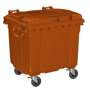 Product Conetendor Marron 1100L Con 4 Ruedas Y Tapa Code VSU0009.007