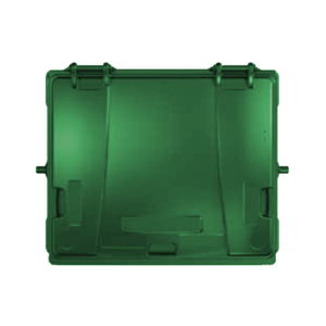 Product Tapa Verde Para Contenedor 1100L Con 4 Ruedas Code VSU0011.001