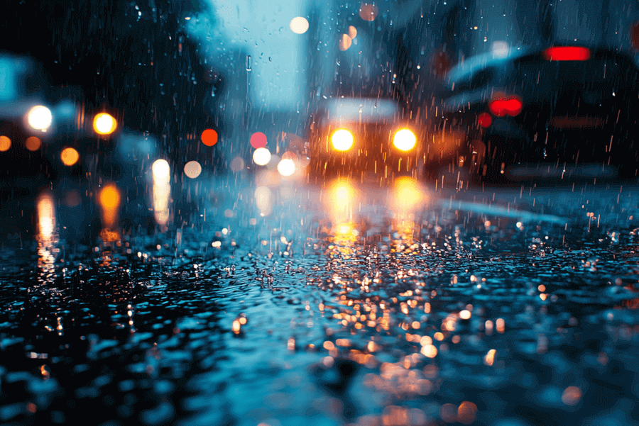 conducir bajo la lluvia cdmx
