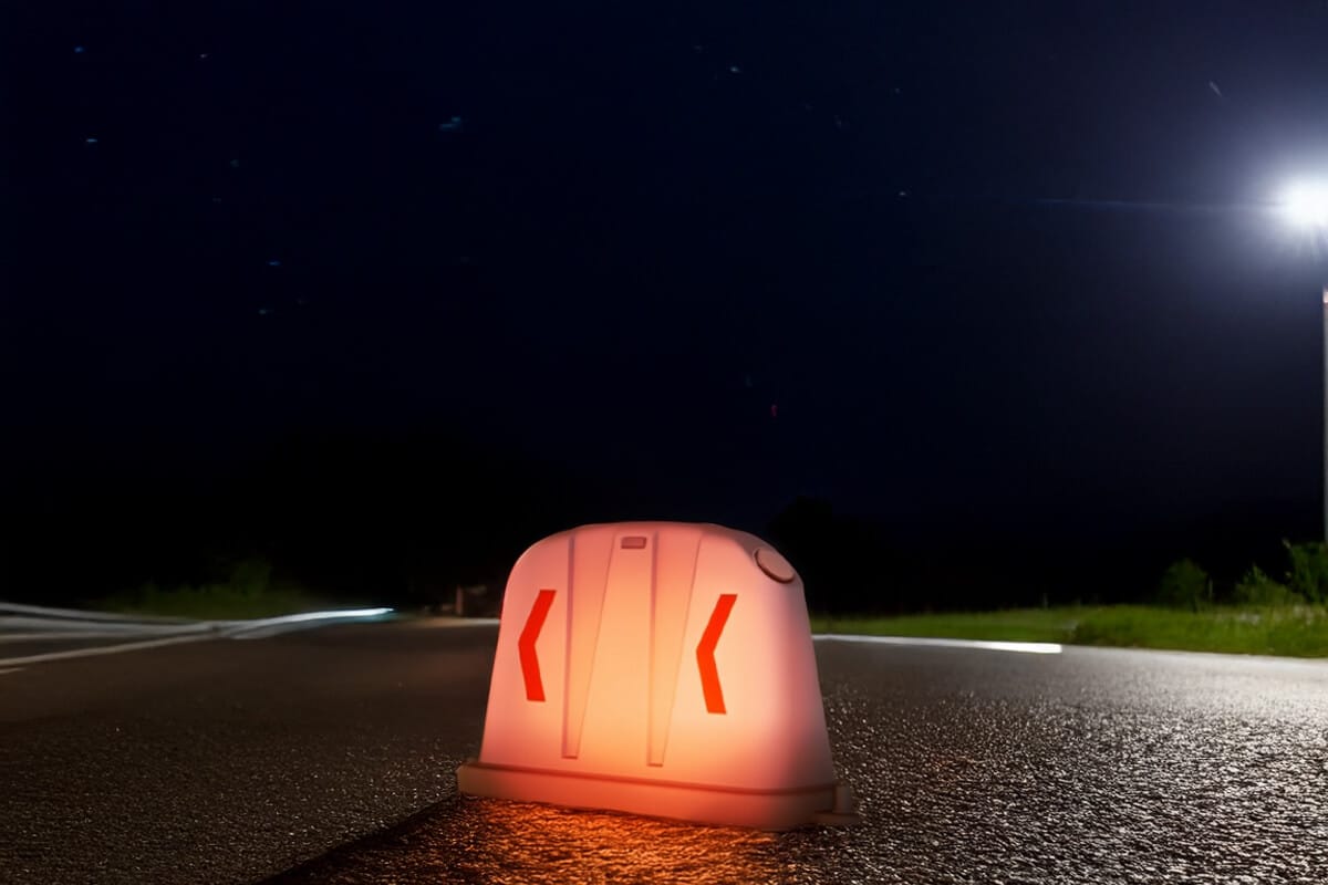 barreras anidables con luz