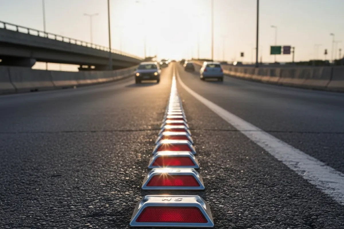 vialetas reflejantes